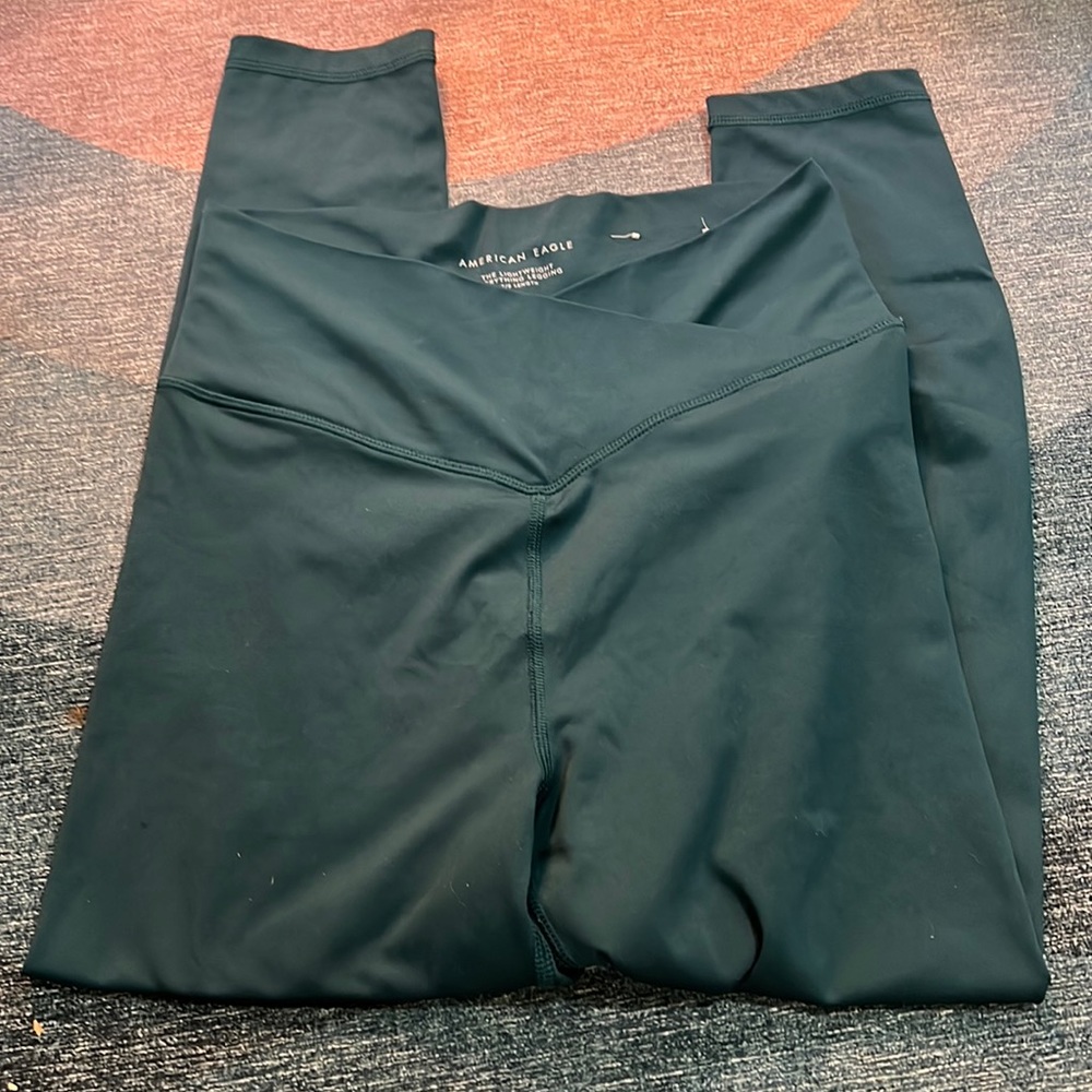 American Eagle Outfitters Teal Leggings - Picture 3 of 7